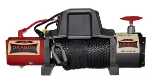 Лебідка автомобільна електрична Dragon Winch DWM 12000 HD S 12 В трос 20 м