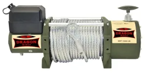 Лебедка электрическая на эвакуатор Dragon Winch DWT 16000 HD 24 В