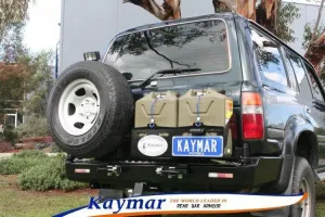 Виносне кріплення каністри подвійний KAYMAR до заднього бамперу на ліву сторону K1058