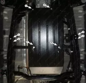 Захист РКПП Mitsubishi L200 від 2015 - Е