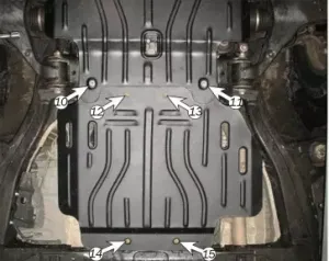 Захист КПП Toyota Land Cruiser 200 2007-2012 - St