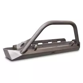 Передний стальной бампер под лебедку POISON SPYDER - Jeep Wrangler TJ PSC14-59-010-DB