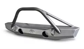 Передний стальной бампер POISON SPYDER Brawler Midwith Bull Bar - Jeep Wrangler JK