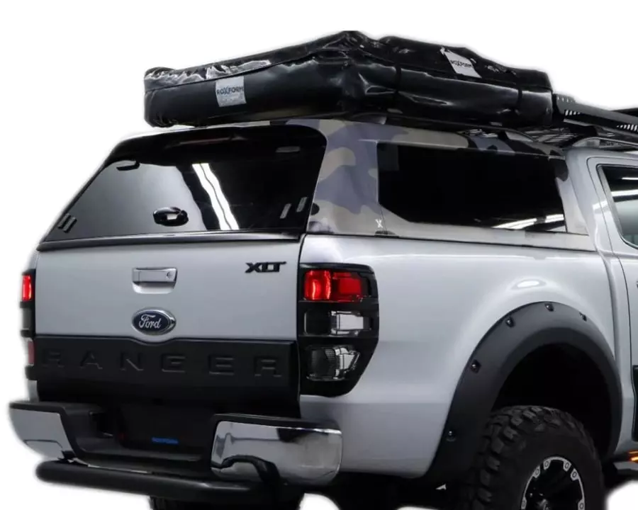 Посилений кунг з палаткою на Ford Ranger 2011-2023 Hunttop Hunting Canopy