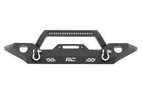 Front bumper under the winch with LED 20 "The Rough Country Light - Jeep Wrangler Jl