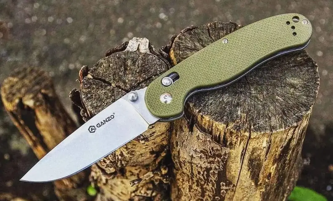 Ніж складний Ganzo D727M-BK чорний (D2 сталь)